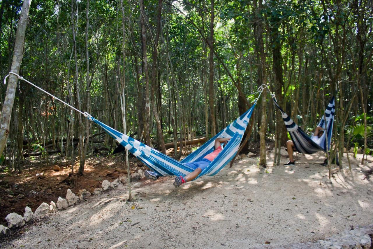 Aldea Maya-Ha Cabanas Con Cenotes Puerto Morelos Zewnętrze zdjęcie